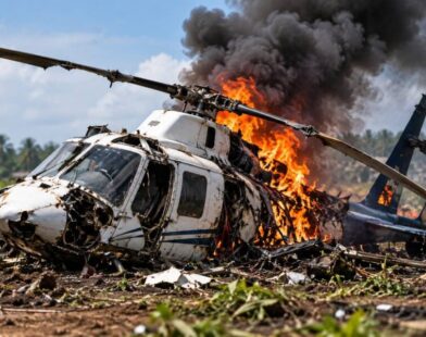 Nigerian military aircraft involved in Igbokoda crash in Ondo State