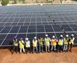 Solar panels under sunlight representing Nigeria’s renewable energy sector and solar import policy.
