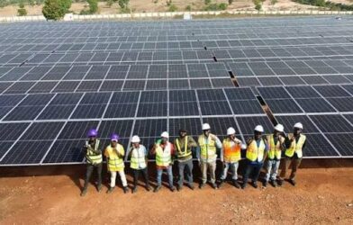 Solar panels under sunlight representing Nigeria’s renewable energy sector and solar import policy.